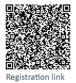 QR Code to register for event'